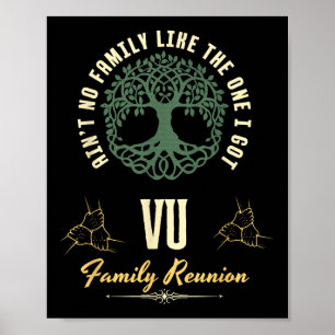 Familie Reünie 2025 Matching Design - Vu Poster