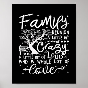 Familie Reünie 2025 T-shirt Familie Matching Reüni Poster