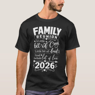Familie Reünie 2026 Crazy Harde Liefde Matching Fa T-shirt
