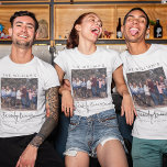 Familie reünie 5 foto t-shirt<br><div class="desc">Dompel je onder in de warmte van familiebijeenkomsten met onze gepersonaliseerde T-shirts voor familiereünies. Gewaardeerde familiefoto's aan beide zijden en 'FAMILY REUNION' versierd over het t-shirt maken het een gekoesterde herinnering. Gepersonaliseerd met de familienaam, datum en plaats, is het meer dan een t-shirt - het is een geheugenschat voor Thanksgiving,...</div>