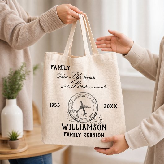 Familie Reünie Aandenken Citaat Tote Bag