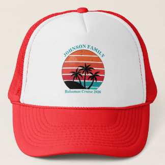 Familie Reünie Aangepaste Bahama's Cruise Schuim T Trucker Pet