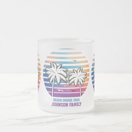 Familie Reünie Aangepaste Cruise Vakantie Matglas Koffiemok (Center)
