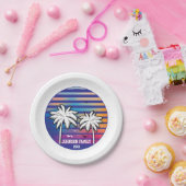 Familie Reünie Aangepaste Cruise Vakantie Papieren Bordje (Feest)