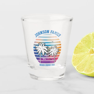 Familie Reünie Aangepaste Cruise Vakantie Shot Glas