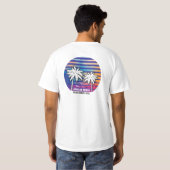 Familie Reünie Aangepaste Cruise Vakantie T-shirt (Achterkant volledig)