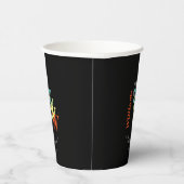 Familie reünie aangepaste tekst kleurrijk papieren bekers