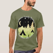 Familie reünie aanpasbare camping T-shirt (Voorkant)