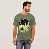 Familie reünie aanpasbare camping T-shirt (Voorkant volledig)