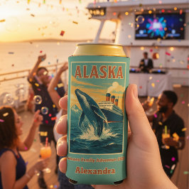 Familie reünie Alaska Whale Cruise Seltzer Blikjeskoeler
