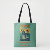 Familie reünie Alaska Whale Cruise Tote Bag (Voorkant)