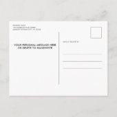 Familie Reünie Amerikaanse Vlag Foto Patriottisch Uitnodiging Briefkaart (Achterkant)