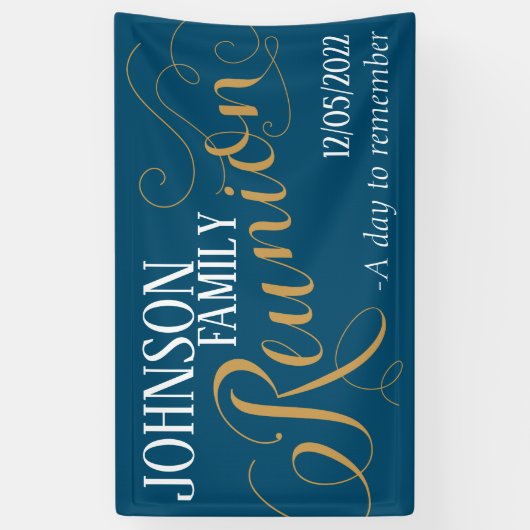 Familie Reünie banner (Verticaal)