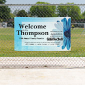 Familie Reünie Banner (Blauwe Bloem) (Insitu)
