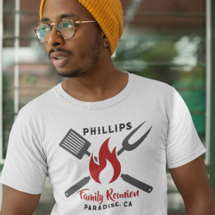 Familie Reünie Barbeque Cookout T-shirt