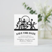 Familie Reünie BBQ Party Save the Date Aankondigingskaart (Staand voorkant)