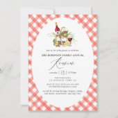 Familie Reünie BBQ Picknick Kaart (Voorkant)