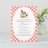 Familie Reünie BBQ Picknick Kaart (Staand voorkant)