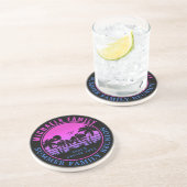 Familie Reünie Beach Cruise Sunset Vakantie Zandsteen Onderzetter (Zijkant)