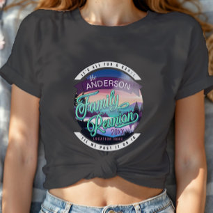 Familie Reünie Bergmeer Landschap Dk ID1126 T-shirt