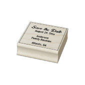 Familie Reünie Bewaar de datum Tekst Sjabloon Rubberstempel (Stempel)