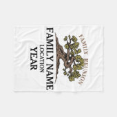 Familie reünie Blanket Fleece Deken (Voorkant (Horizontaal))