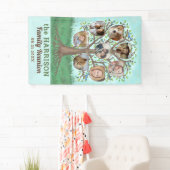 Familie reünie Boom 8 Aangepast fotocollage Spandoek (Insitu)