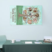 Familie reünie Boom 8 Aangepast fotocollage Spandoek (Beurs)