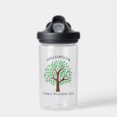 Familie Reünie Boom Leuke Custom Keepsake Waterfles (Voorkant)