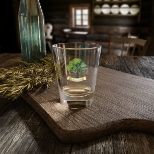 Familie Reünie Boom Naam Keepsake Custom Shot Glas