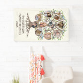 Familie Reünie Boom Samen 10 Fotocollage Spandoek (Insitu)