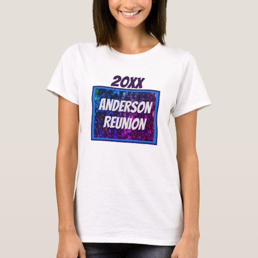 Familie reünie Bright Neon Gathering Keepomwille T-shirt (Voorkant)