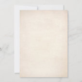 Familie Reünie Cabin in de Bossen Uitnodiging (Achterkant)