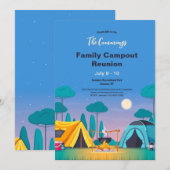 Familie Reünie Camping Kaart (Voorkant / Achterkant)