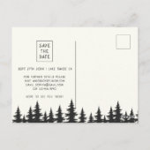  Familie Reünie Camping Trip Bos Bomen Briefkaart (Achterkant)