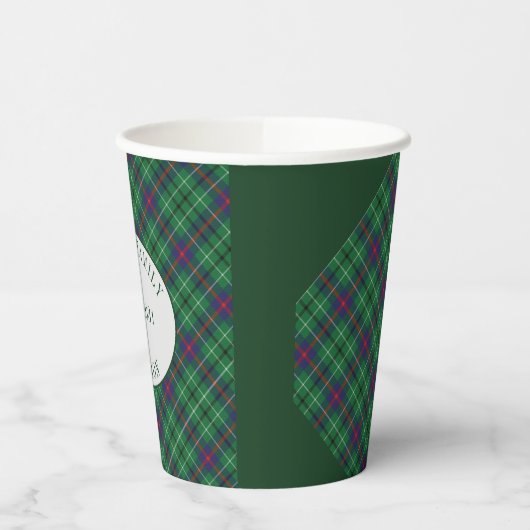 Familie Reünie Clan Duncan Tartan Schotse Plaid Op Papieren Bekers (Links)