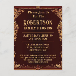 Familie Reünie Collectie Briefkaart