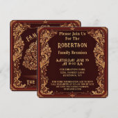 Familie Reünie Collectie Kaart (Voorkant / Achterkant)