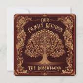 Familie Reünie Collectie Kaart (Achterkant)