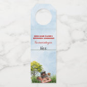 Familie Reünie Cookout In het Park Flessenhanger (Achterkant)