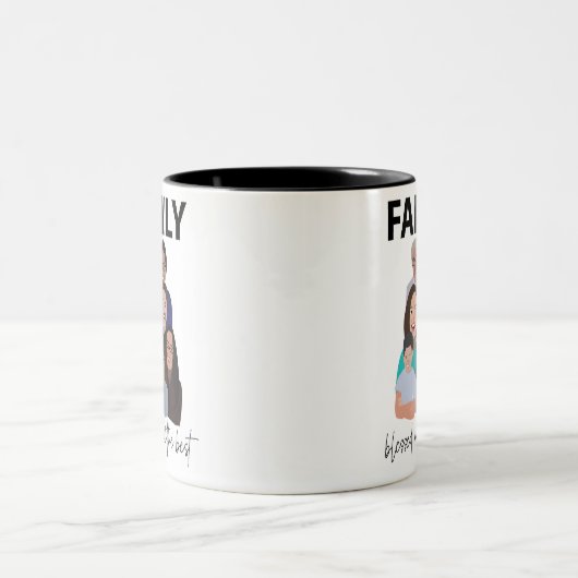 Familie Reünie Cool Familie Reünie Tweekleurige Koffiemok (Center)