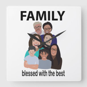 Familie Reünie Cool Familie Reünie Vierkante Klok