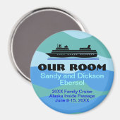 Familie Reünie Cruise Deur Magnet ID Memento (Voorkant / Achterkant)