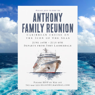 Familie Reünie Cruise Vakantie  Kaart