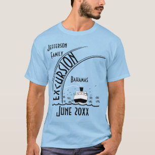 Familie Reünie Cruisebestemming T-shirt