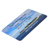 Familie Reünie Cruiseschip Cabine deur ID Marker Magneet (Linkerzijde)