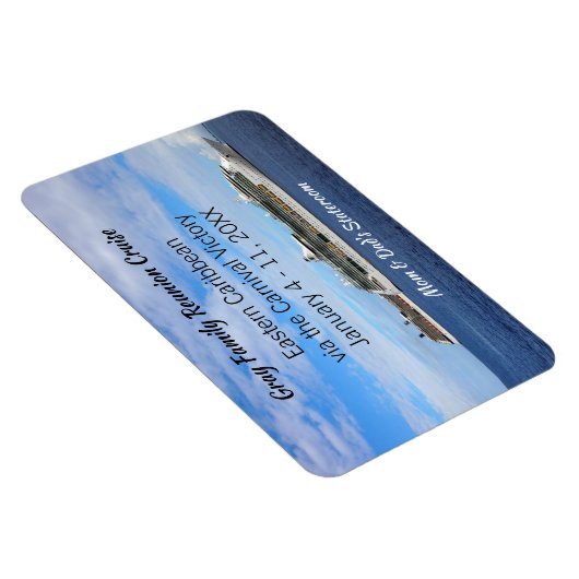 Familie Reünie Cruiseschip Cabine deur ID Marker Magneet (Rechterzijde)