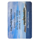 Familie Reünie Cruiseschip Cabine deur ID Marker Magneet (Verticaal)