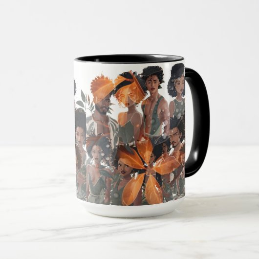 Familie reünie cup mok (Voorkant rechts)