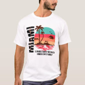 Familie Reünie Custom Cruise Zomer Strand Vakantie T-shirt (Voorkant)